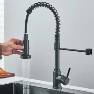 Robinet de cuisine avec ressort