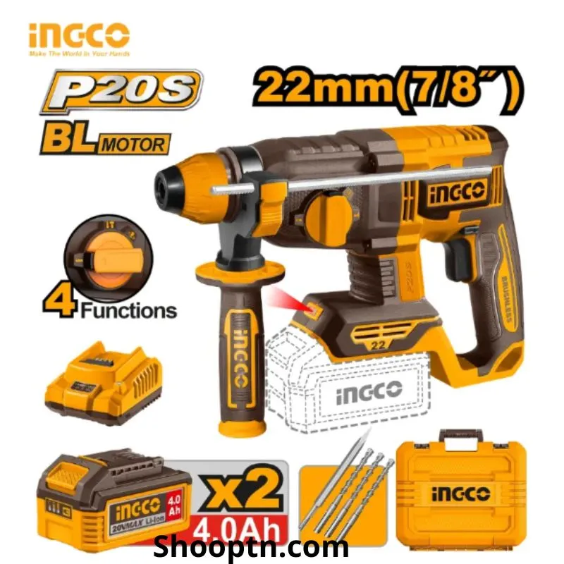 CORDLESS ROTARY HAMMER INGCO CRHLI212282